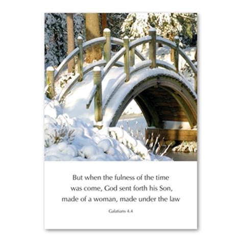 KJV Greeting Cards - God Sent Forth His Son - Galatians 4:4