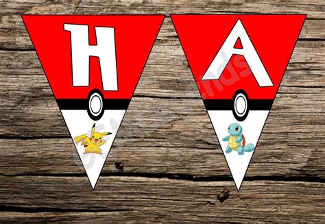 Pokemon Birthday Banner, Pokemon Birthday Party, Pokemon Go Birthday, Pokemon Go Birthday Party ...