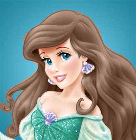 Ariel with brown hair Ariel Disney, Princesa Ariel Da Disney, Walt Disney, Disney Emoji, Disney ...