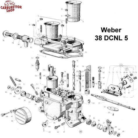 Weber DCNL Carburetor Parts