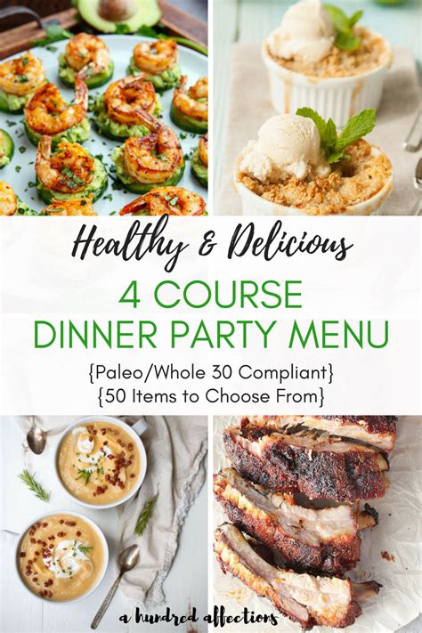 4 Course Meal Ideas | Recipes Cater