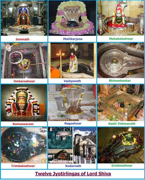 12 Jyotirlinga Temples | Tirupati Tirumala Info