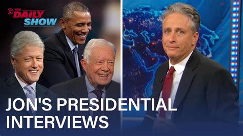 Jon Stewart Interviews U.S. Presidents from Jimmy Carter to Barack Obama | The Daily Show - YouTube