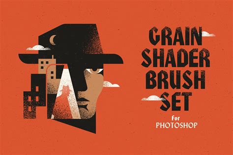 Grain Shader Brush Set for Photoshop | Brushes ~ Creative Market