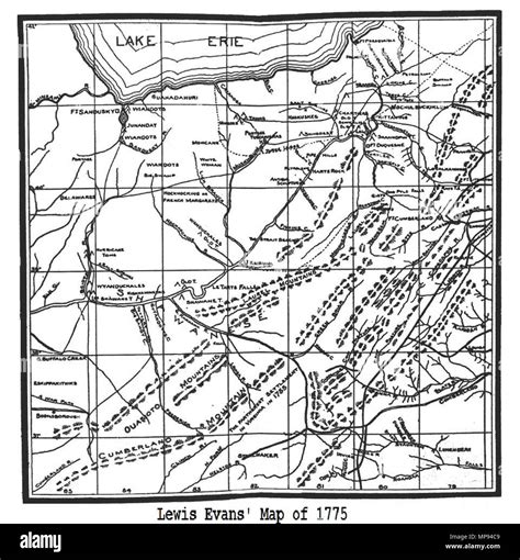 . English: Map of the Allegheny Plateau and Mountains . 1755. Lewis ...