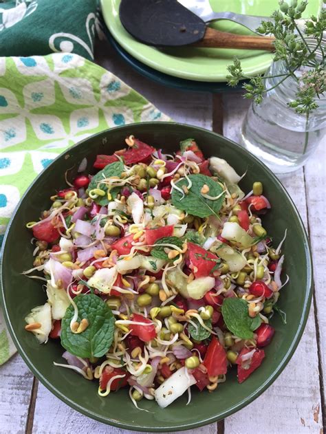 Sprouted Fenugreek / Methi Seed Salad Recipe | Saffron Trail