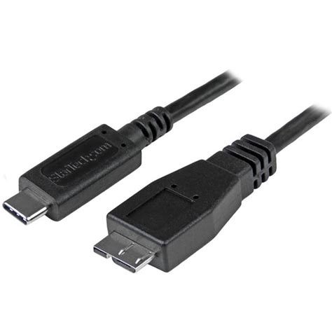 StarTech.com USB-C to Micro-B Cable - M/M - 0.5 m - USB 3.1 (10Gbps ...