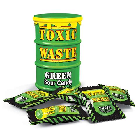 Achetez Toxic Waste Green Sour Candy - Épicerie Pop's America