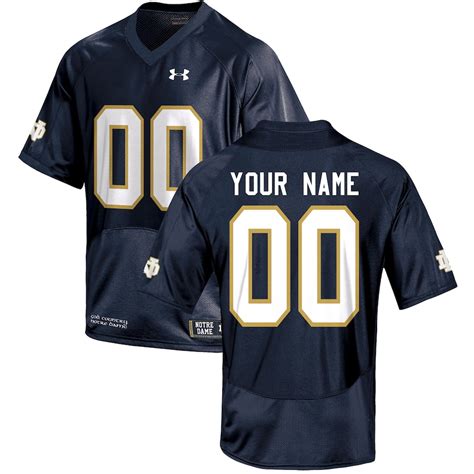 Notre Dame Fighting Irish Under Armour Youth Custom Replica Jersey ...