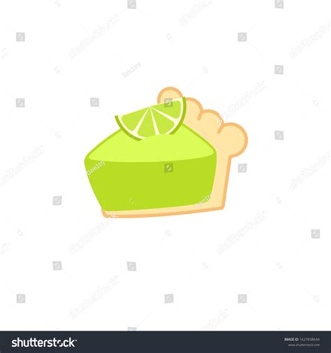 Key Lime Pie Icon Clipart Image Stock Vector (Royalty Free) 1627658644 ...