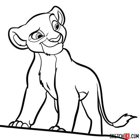 The Lion King Kiara Pencil Coloring Pages