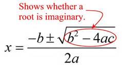 Quadratic Equations with Complex Solutions - MathBitsNotebook(A2)