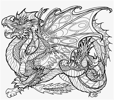 35 best ideas for coloring | Mythical Dragon Coloring Pages