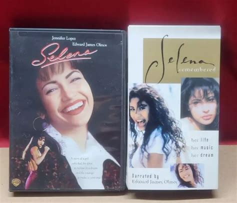 SELENA MOVIE DVD Remembered VHS 1995 Jennifer Lopez Edward James Olmos Rare £10.03 - PicClick UK