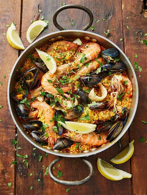 Chicken seafood paella | Jamie Oliver recipes