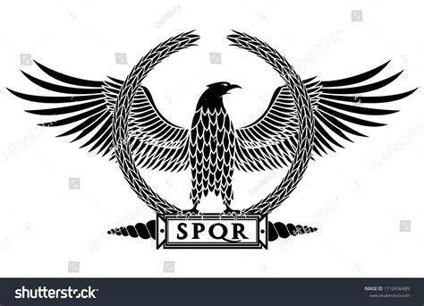 Roman Eagle Symbol Roman Empire Stock Illustration 1710436489 | Shutterstock