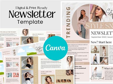 Fashion Newsletter Canva Template by naleen chathuranga on Dribbble