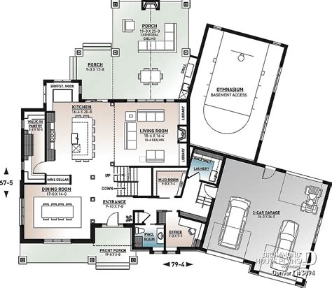 Basketball Court Floor Plan