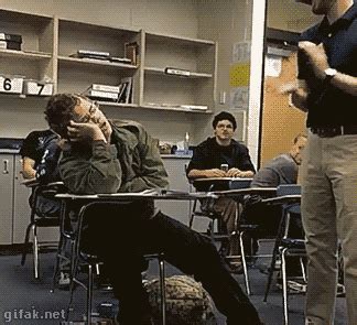 New trending GIF tagged funny school clapping sleeping… | Trending Gifs