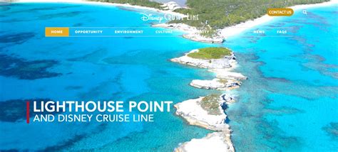 Disney Cruise Line Launches Lighthouse Point Informational Website Featuring Illustrated Concept ...