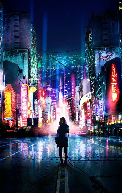 Neon City, cyberpunk, night, vivid, HD phone wallpaper | Peakpx