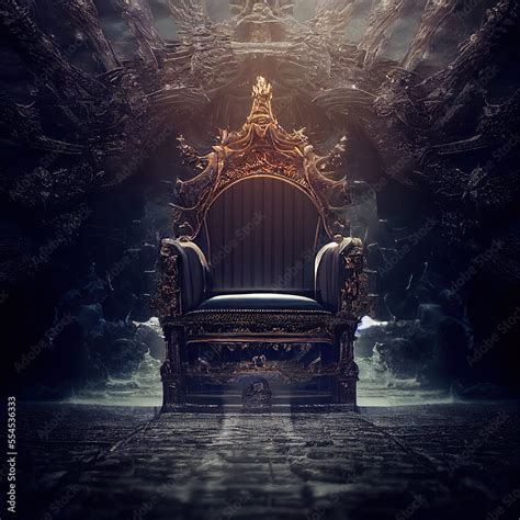 fantasy throne underwater Stock Illustration | Adobe Stock