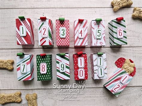 DIY Advent Calendar for Dogs, Cats or Kids! • Sunny Day Stamping