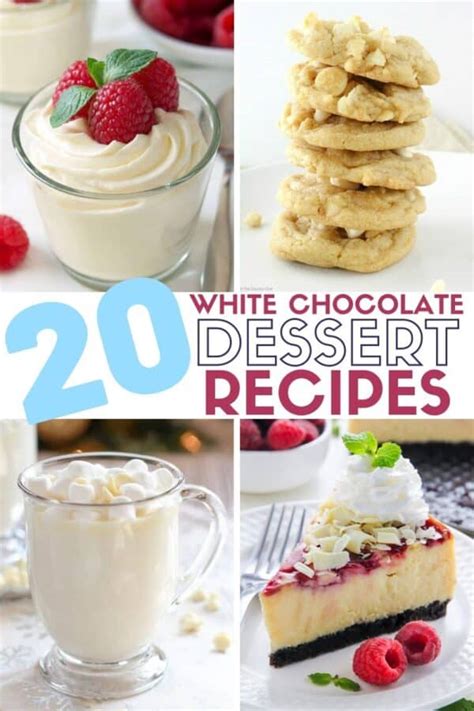 20 White Chocolate Recipes You Need To Try | The Crafty Blog Stalker