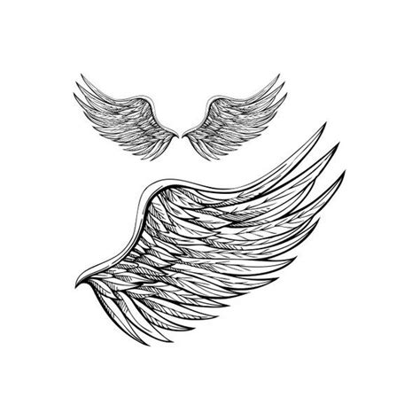 Pin by S K on Tattoo | Wings drawing, Angel wings drawing, Angel drawing