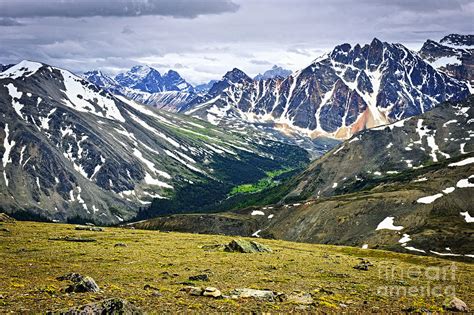 Rocky Mountains in Jasper National Park Photograph by Elena Elisseeva ...