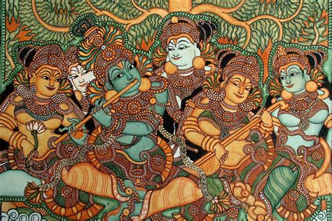 kerala mural paintings - Google Search | Kerala mural painting, Mural painting, Art painting