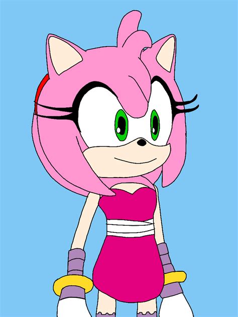 Amy Rose Sonic Boom Style