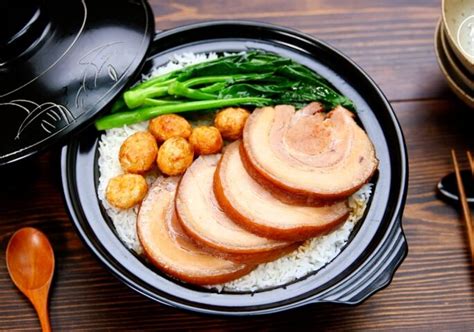 Braised Pork Belly Over Clay Pot Rice | chinese food | cooking | dinner ...