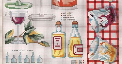 Gallery.ru Фото #28 - Enciclopedia del Punto Crose - Los-ku-tik {wine patterns} | Cross Stitch ...