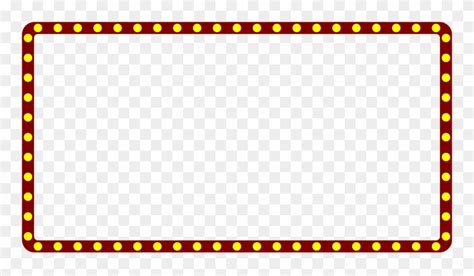 Marquee Light Page Borders Clipart (#709896) - PinClipart