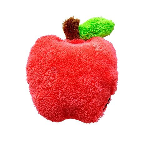 Cycle Dog Duraplush Red Apple Eco-Friendly USA Dog Toy | NaturalPetWarehouse.com