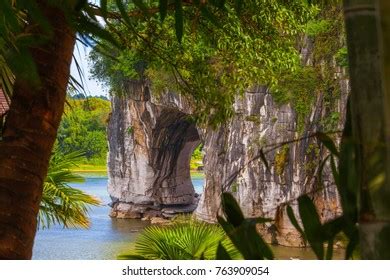 Elephanttrunk Hill Guilin Guilin City Surrounded Stock Photo (Edit Now ...