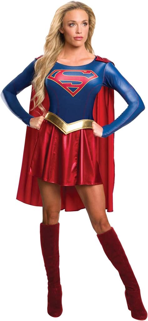 Amazon.com: Rubie's Costume Women's Supergirl Tv Show Costume Dress ...