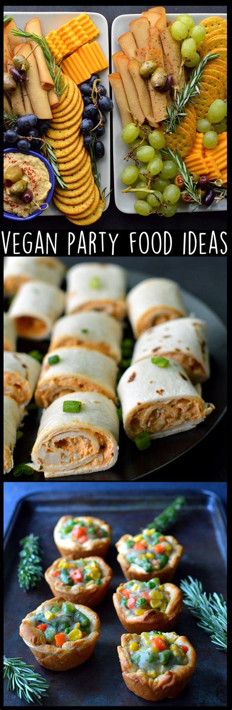 Vegan Party Food Ideas for Holidays, Potlucks, Appetizers, Finger Foods - Dairy Free, Egg Free ...