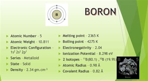 Boron Uses In Everyday Life