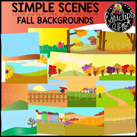 fall background clip art - Clip Art Library