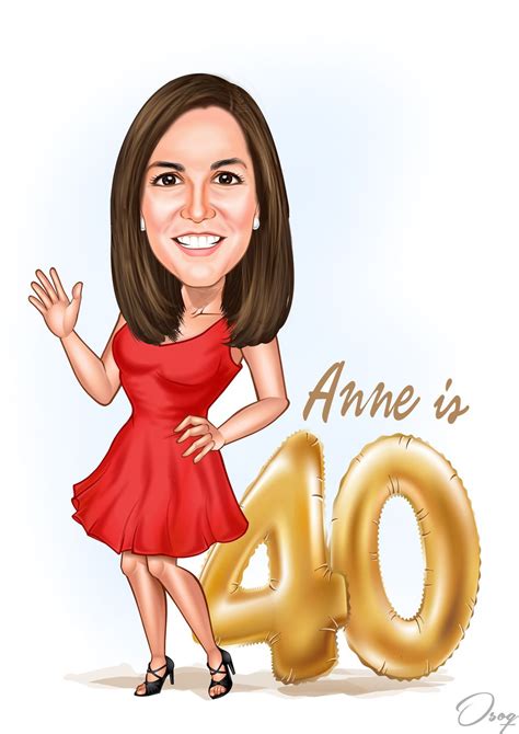 Happy Birthday Cartoon Woman | Birthday cartoon, Caricature, Caricature from photo