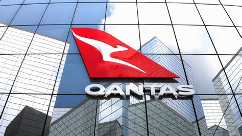 Editorial Qantas Airways Logo On Glass Stock Motion Graphics SBV ...