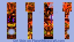 Burned Creepernator Minecraft Skin