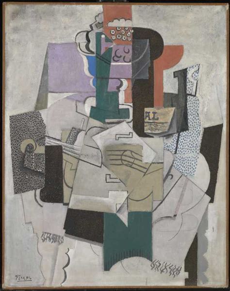 Still Life (1918) Signed Pablo Picasso Cubist 17 X 22 Fine Art Print 00797 | ubicaciondepersonas ...