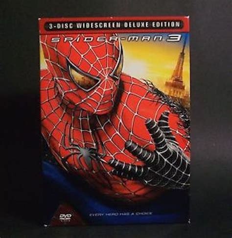 Spider-Man 3 (3-Disc Widescreen Deluxe Edition) DVD Brand New, Sealed Package | Spiderman, Dvd, Man