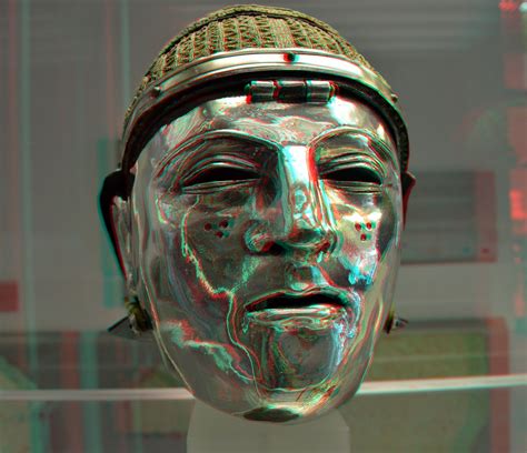 Roman mask Museum het Valkhof Nijmegen 3D