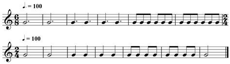 Time Signature Examples