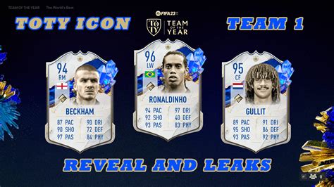 FIFA 23 TOTY ICONs Official Full List and Release Date ...