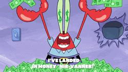 Mr Krabs Dancing Twerking For Money GIF | GIFDB.com